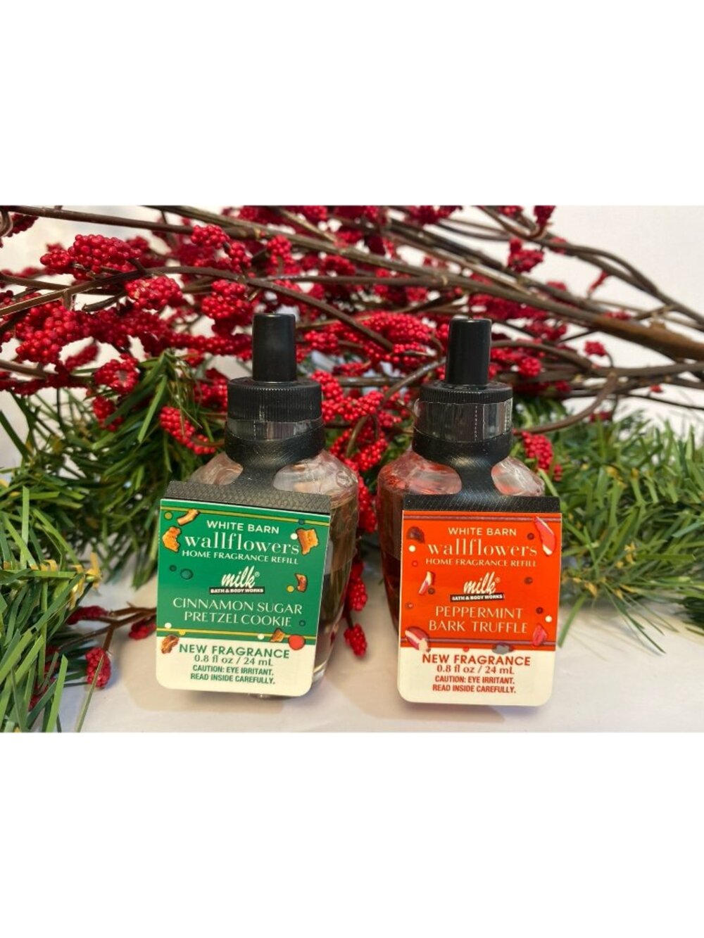 Bath & Body Works Milk Bar Collection 2 NEW Holiday Wallflower Refills